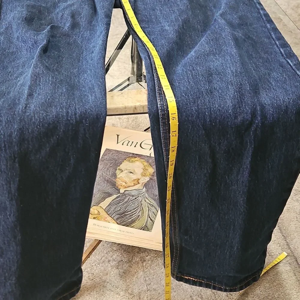 Men's Levis 505 Classic Blue Denim Jeans 38x30